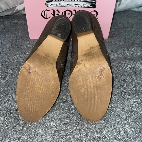 Ankle high dark brown ankle boot - Picture 4 of 5